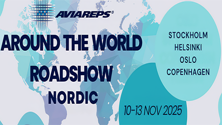 AVIAREPS Around the World Roadshow 2025 kommer til Oslo