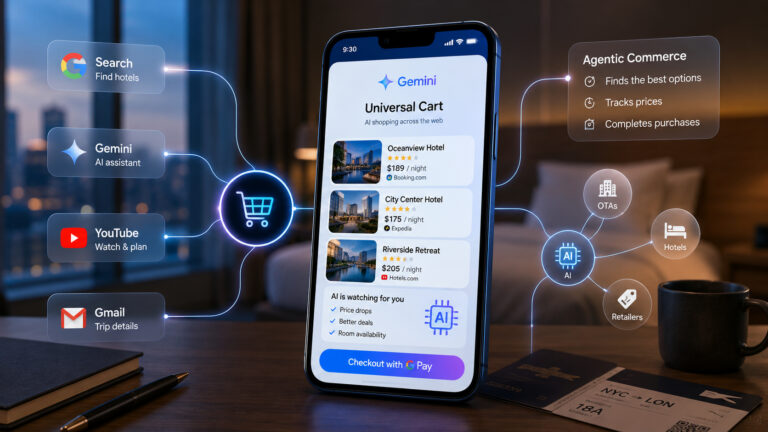 Google peker ut hotell som neste steg i AI-drevet handel
