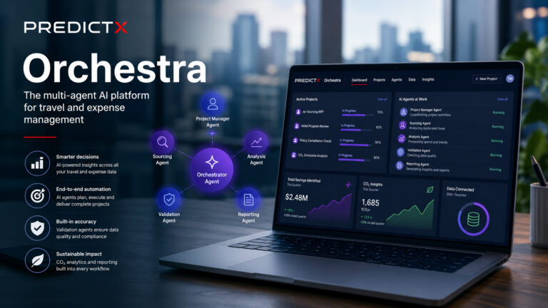 PredictX lanserer Orchestra: Vil la AI-agenter gjennomføre hele arbeidsprosesser for travel managers